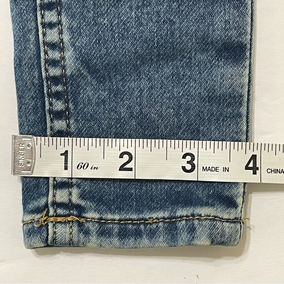 H&M Skinny Jeans Boys Size 4T Light Wash Adjustable Waist Denim New - Picture 7 of 10